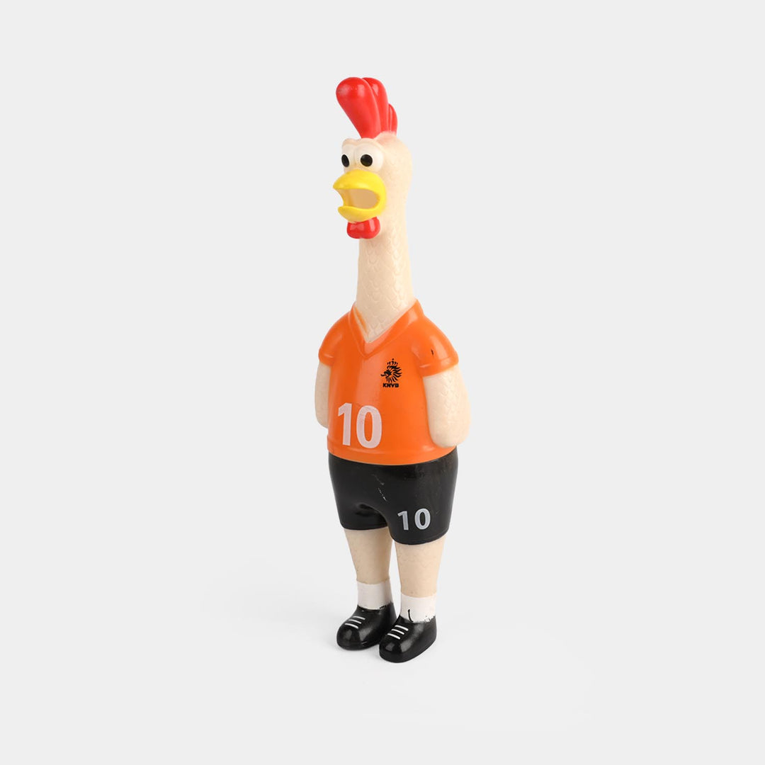 Classic Squeaky Rubber Chicken Toy