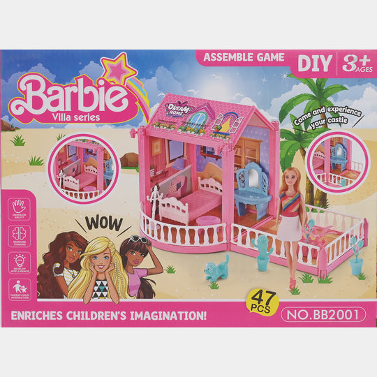 Kids Diy Lovey Assemble Doll Set Toy | 47PCs