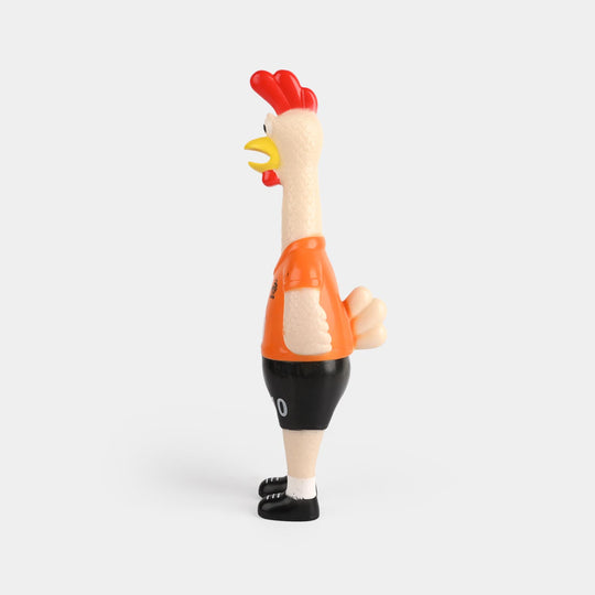 Classic Squeaky Rubber Chicken Toy