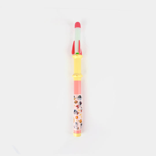 Kid Air Flying Rocket Hand Pull Air Pump Launcher Toy