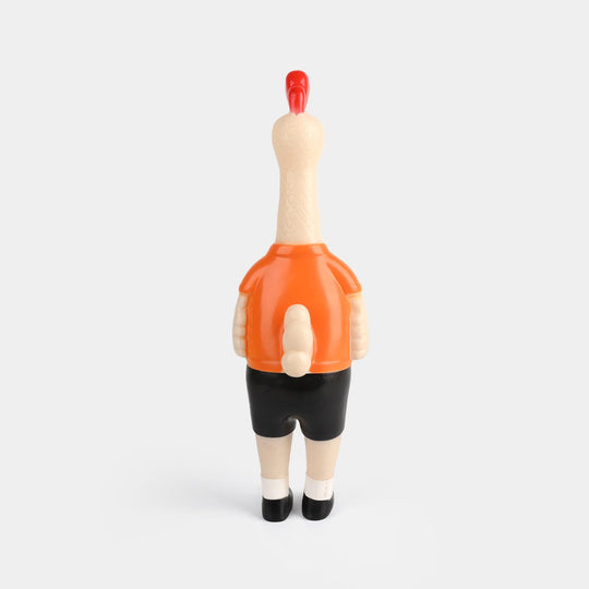 Classic Squeaky Rubber Chicken Toy