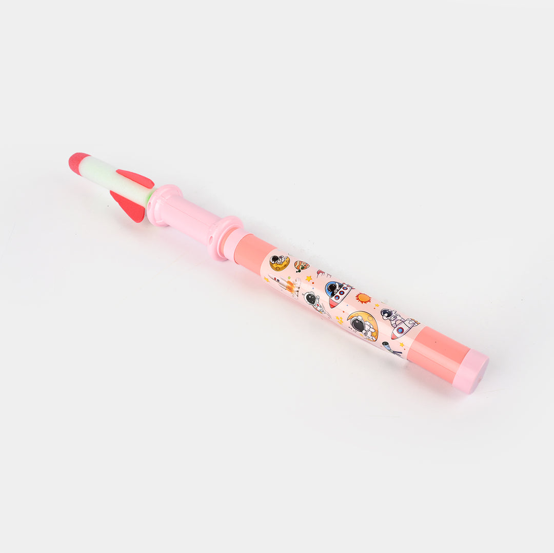 Kid Air Flying Rocket Hand Pull Air Pump Launcher Toy
