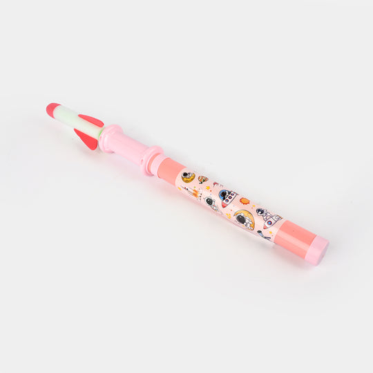 Kid Air Flying Rocket Hand Pull Air Pump Launcher Toy
