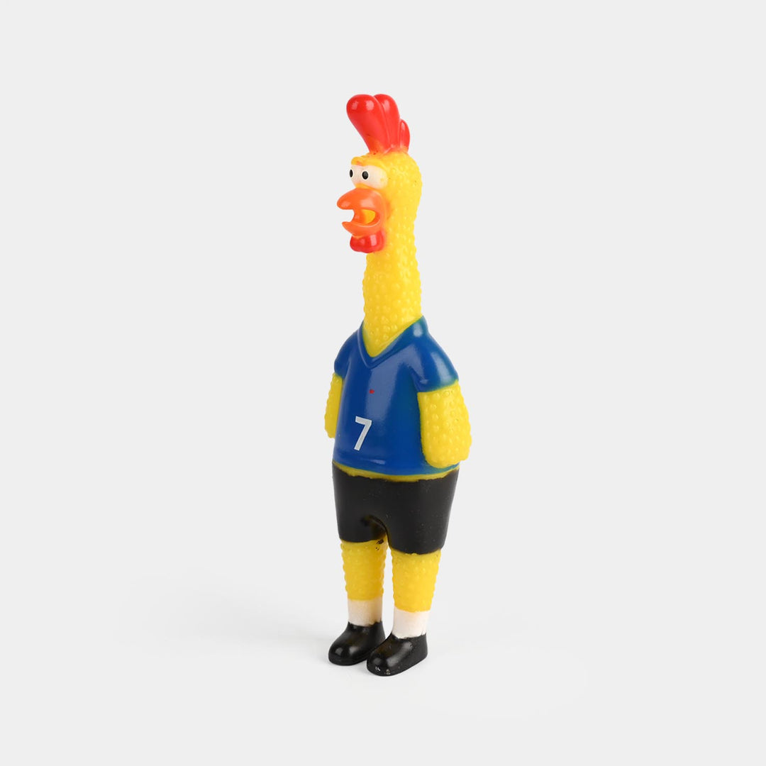 Classic Squeaky Rubber Chicken Toy