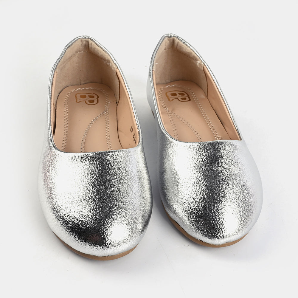 Girls Pumps ZP-034-SILVER