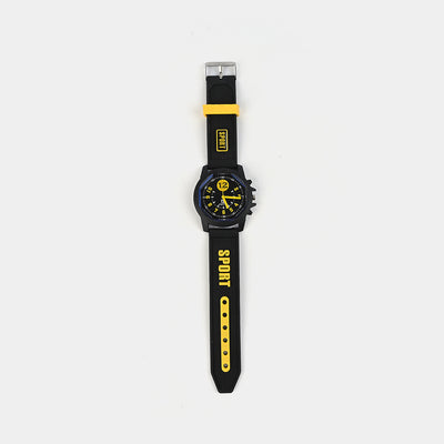 Rubber Strap Sport Watch For Kids