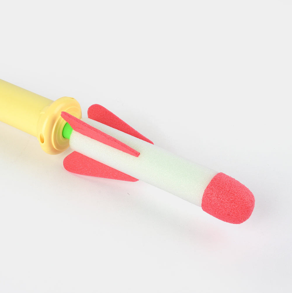 Kid Air Flying Rocket Hand Pull Air Pump Launcher Toy