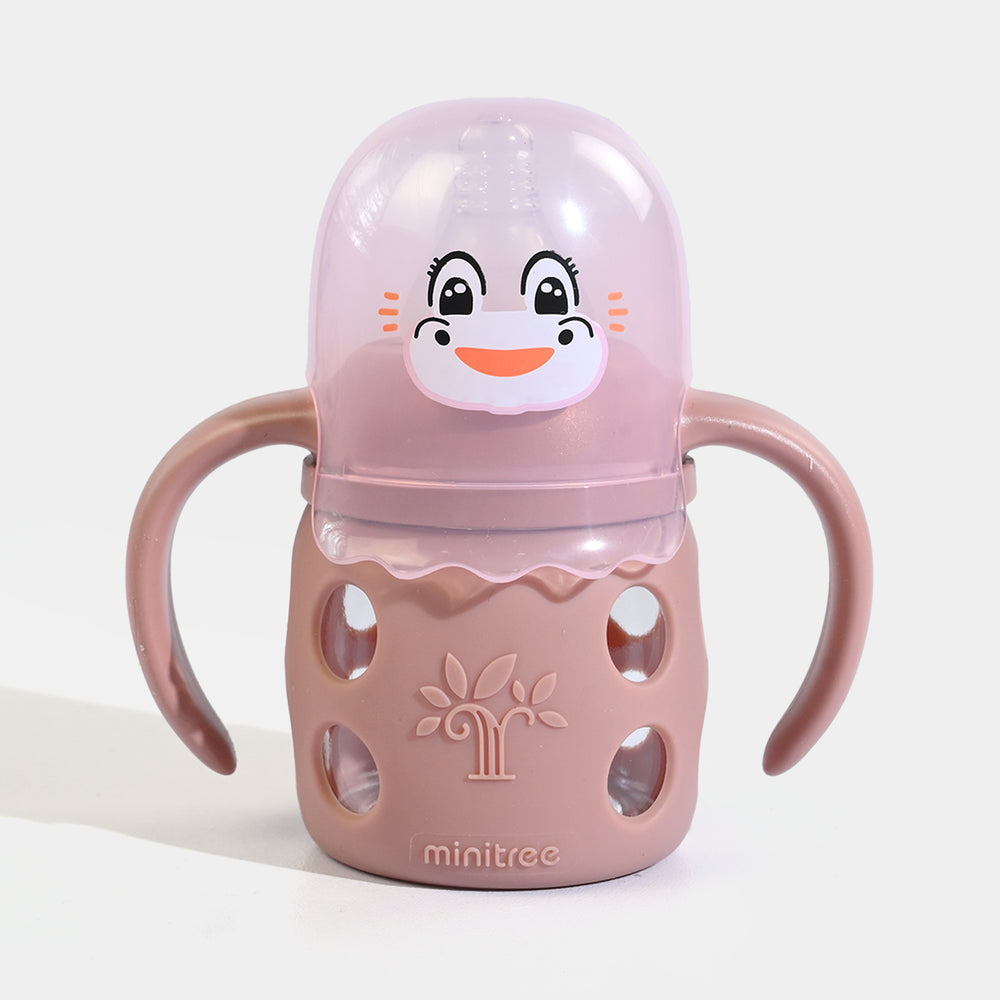 Minitree Newborn Baby Glass Feeder with Silicone Cover | 60Ml