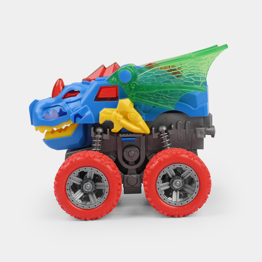 Friction Powered Counter Toy | Push & Go Vehicle