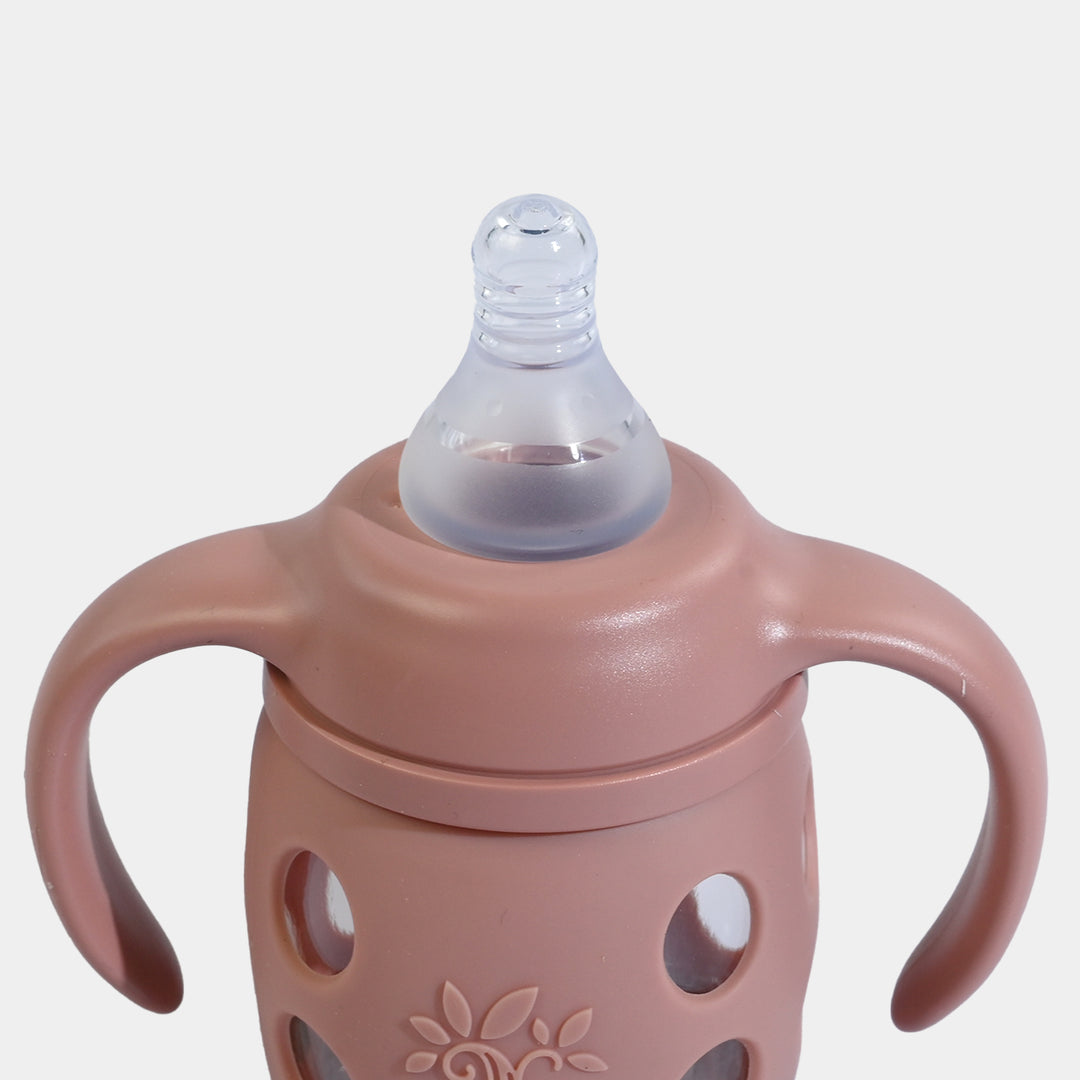 Minitree Newborn Baby Glass Feeder with Silicone Cover | 60Ml
