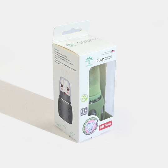 Minitree Newborn Baby Glass Feeder with Silicone Cover | 60Ml