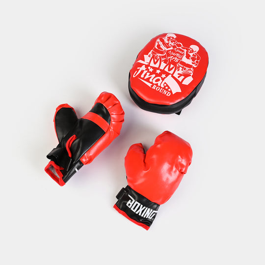 Kids Boxing Gloves &Focus Target Pad Set