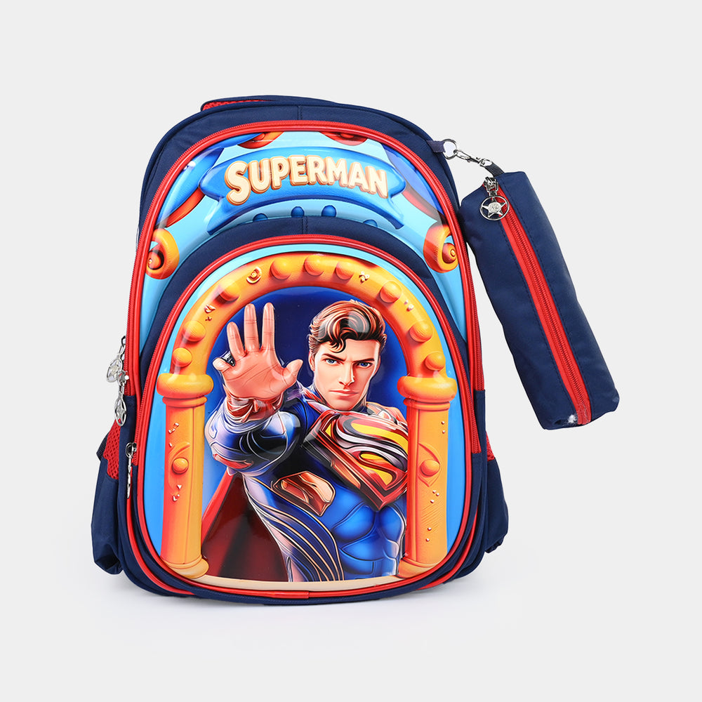 3D Embossed Character Kids School Bag/Backpack