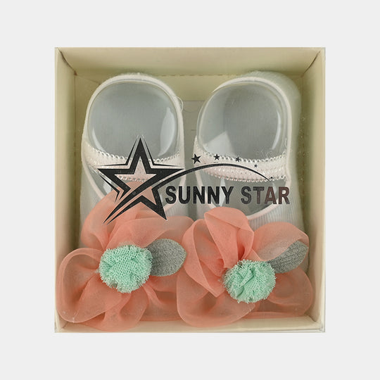 Sunny Star Baby Fancy Socks | 3-6M