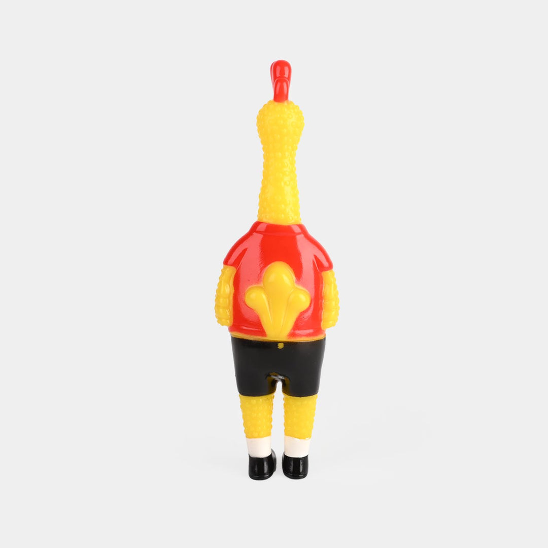 Classic Squeaky Rubber Chicken Toy