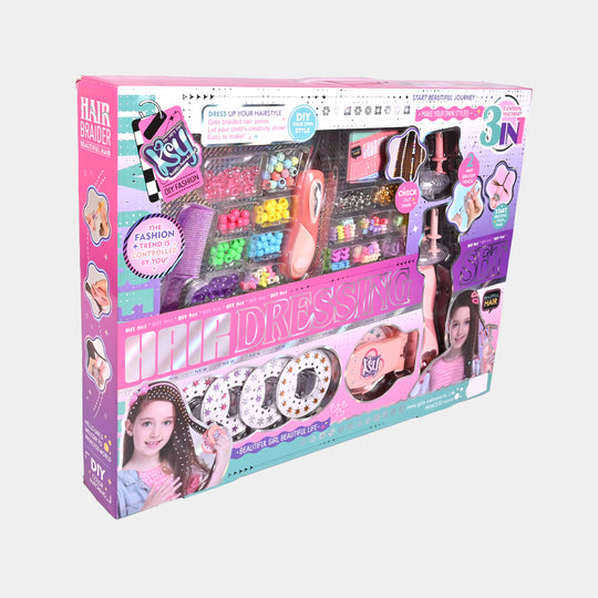 3-in-1 Deluxe DIY Hair Dressing & Braiding Machine Set