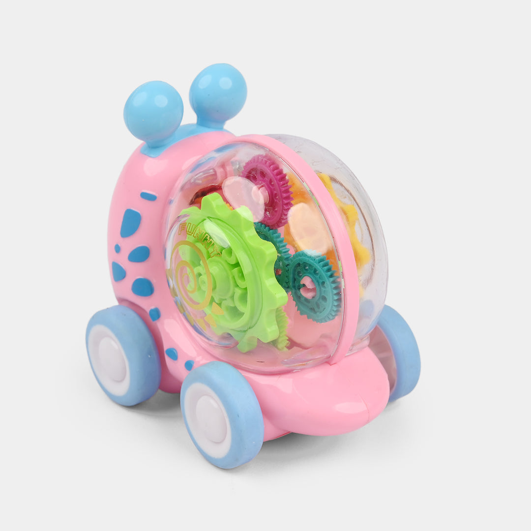 Friction Powered Counter Toy | Push & Go Vehicle