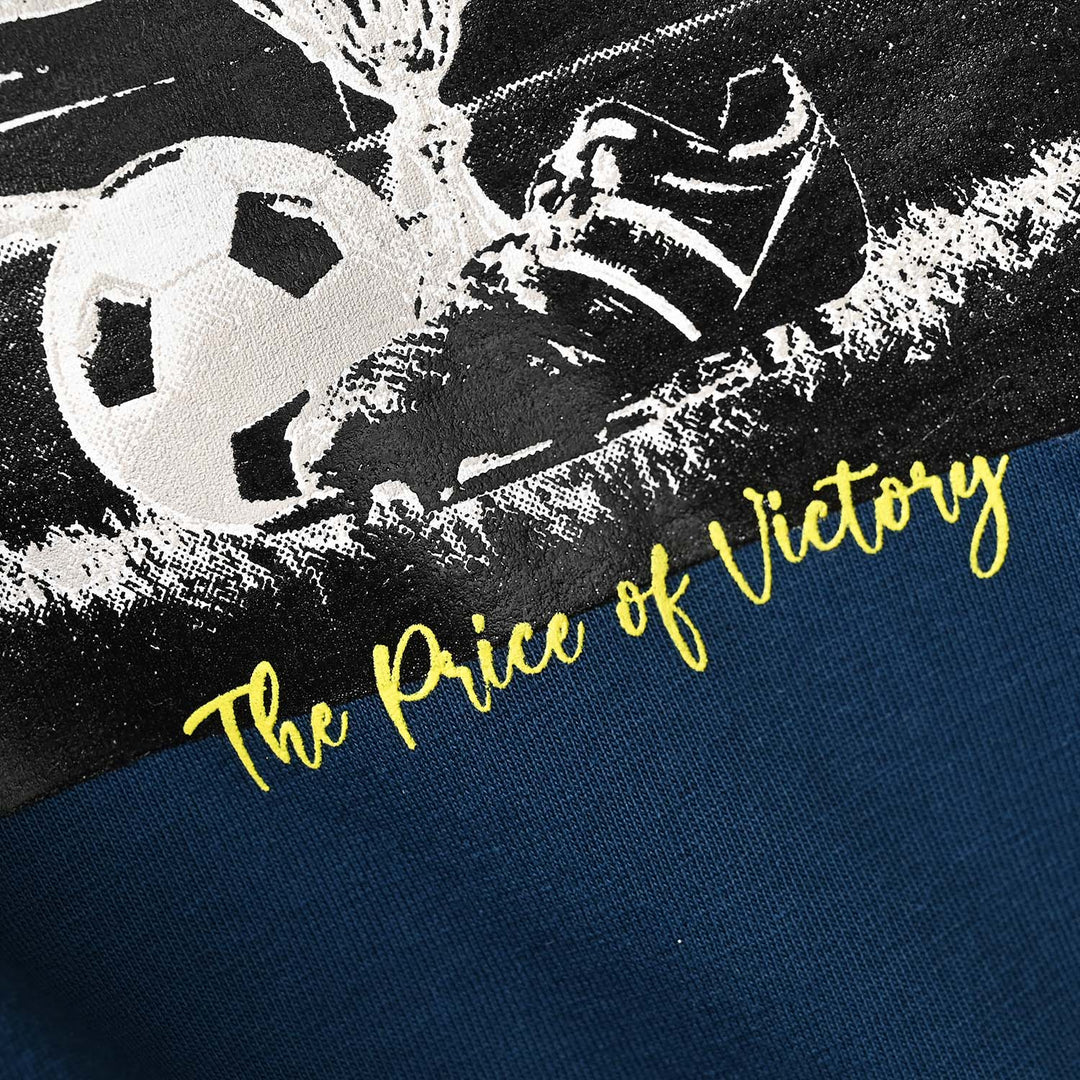 Boys Cotton Jersey T-Shirt F/S League Strong-Sailr.Blue