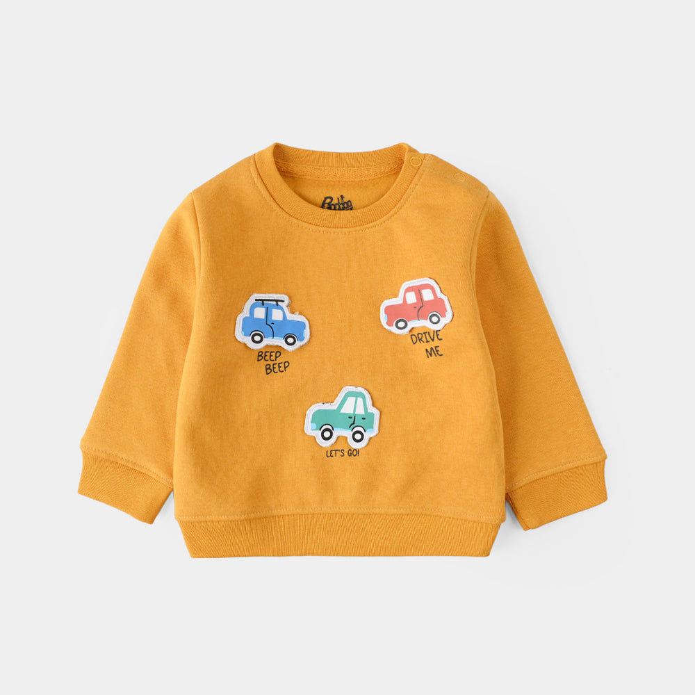 Infant Boys Fleece 2 Piece Beep Beep - Yellow