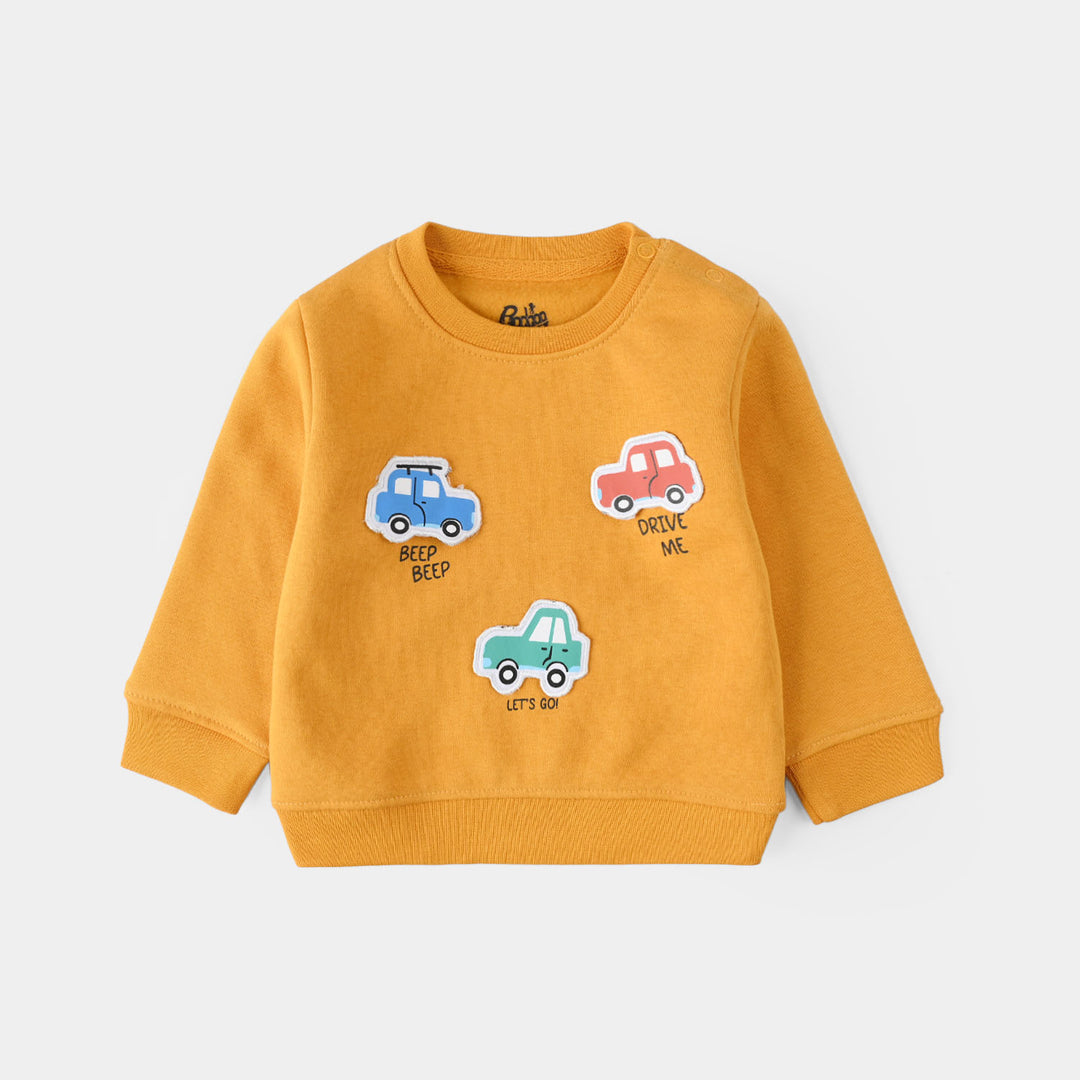 Infant Boys Fleece 2 Piece Beep Beep - Yellow