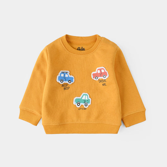 Infant Boys Fleece 2 Piece Beep Beep - Yellow