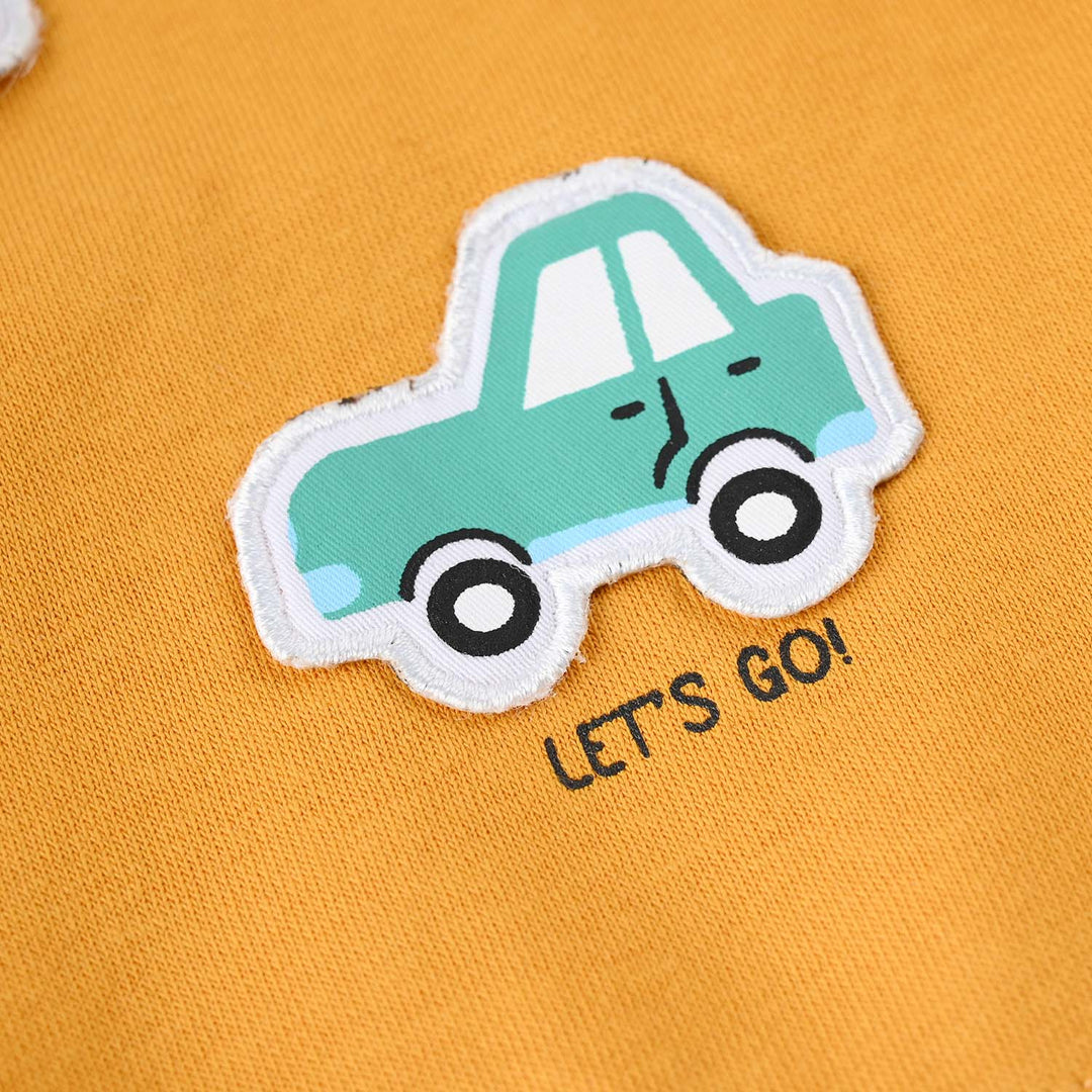 Infant Boys Fleece 2 Piece Beep Beep - Yellow