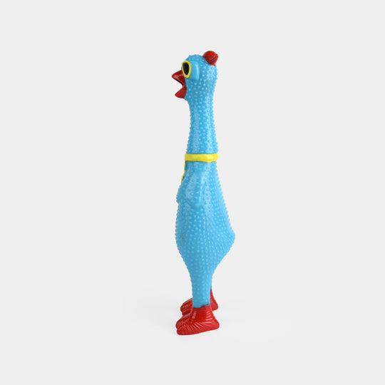 Classic Squeaky Rubber Chicken Toy