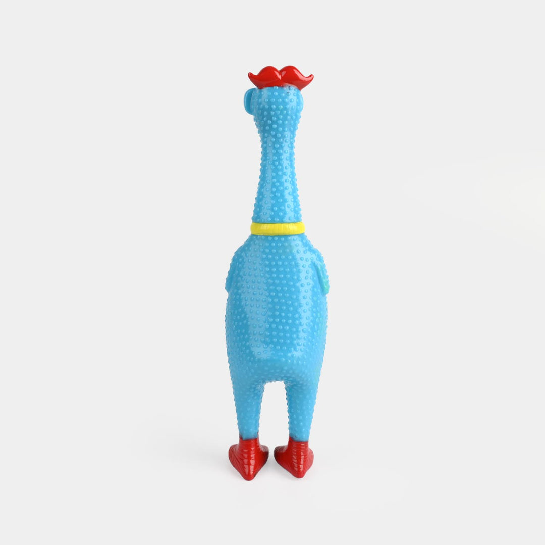 Classic Squeaky Rubber Chicken Toy
