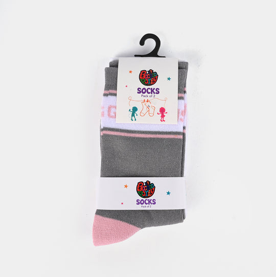 Girls Pack of 2 Socks