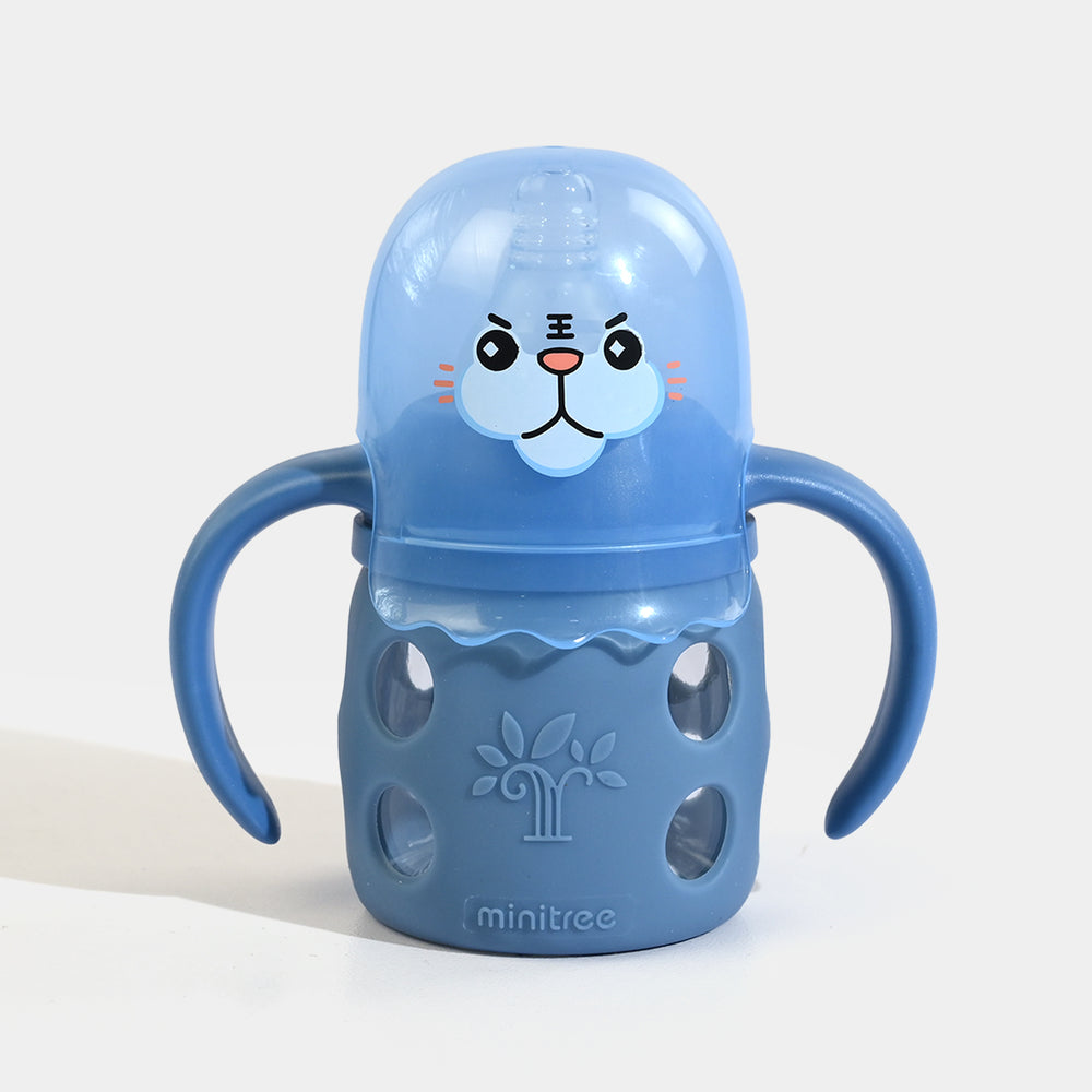Minitree Newborn Baby Glass Feeder with Silicone Cover | 60Ml