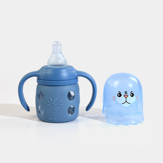Minitree Newborn Baby Glass Feeder with Silicone Cover | 60Ml