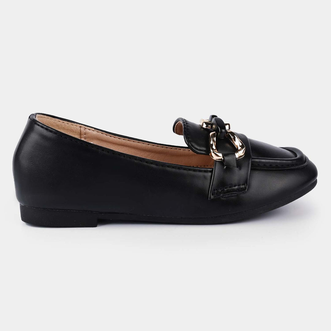 Girls Loafer 135814M-BLACK