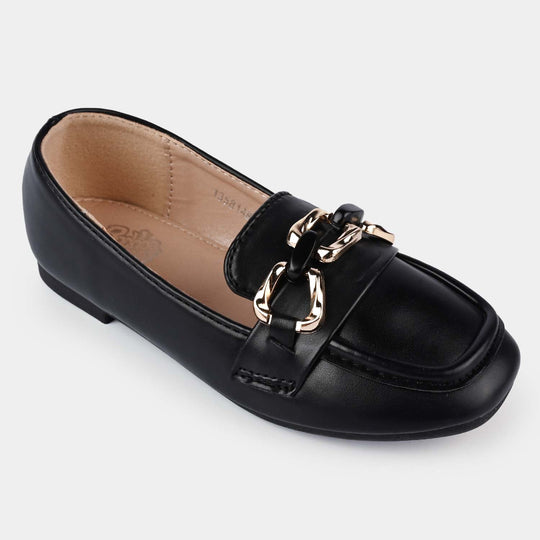 Girls Loafer 135814M-BLACK