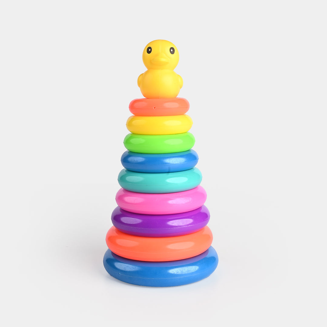Plastic Rings Duck Stackable Loop Toy