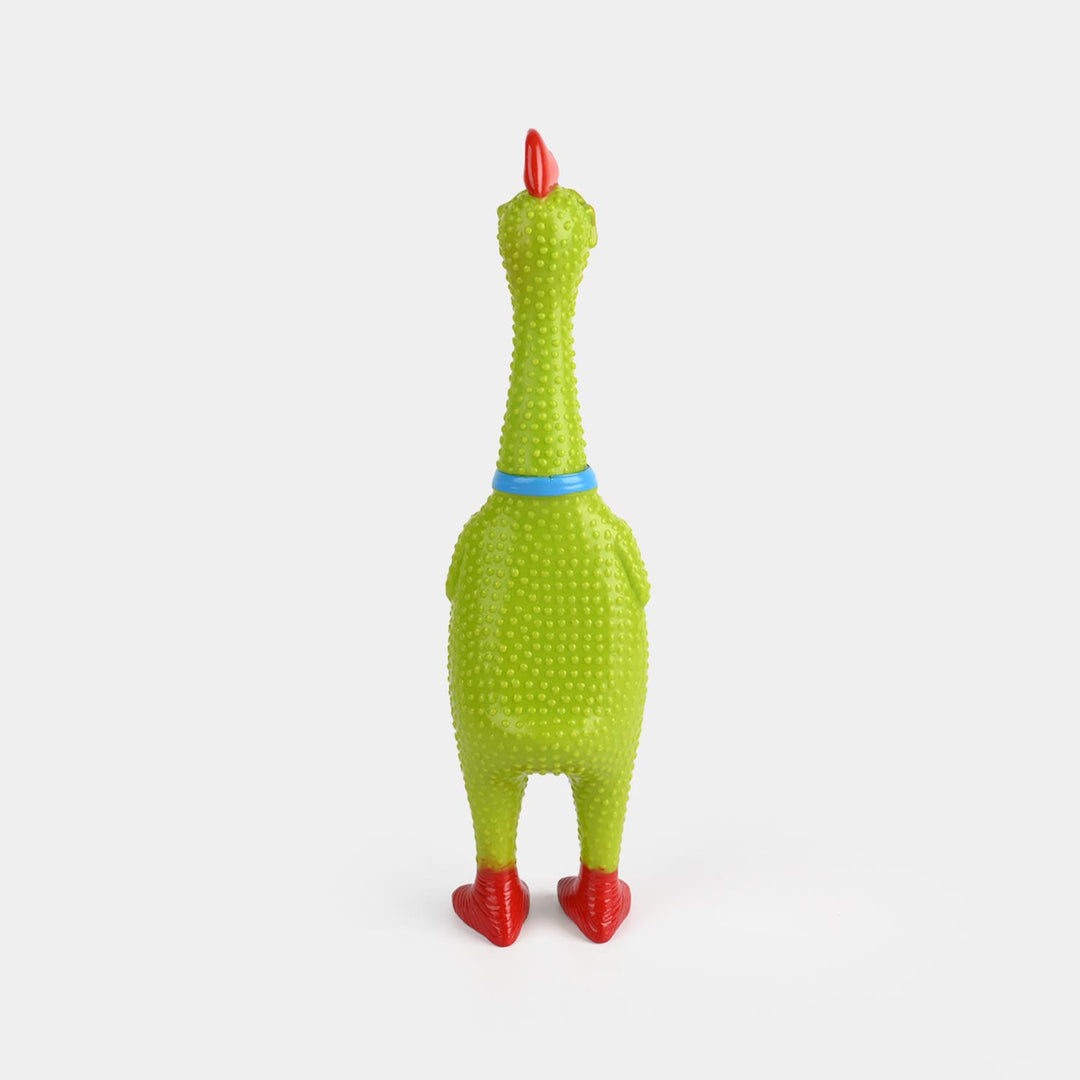 Classic Squeaky Rubber Chicken Toy