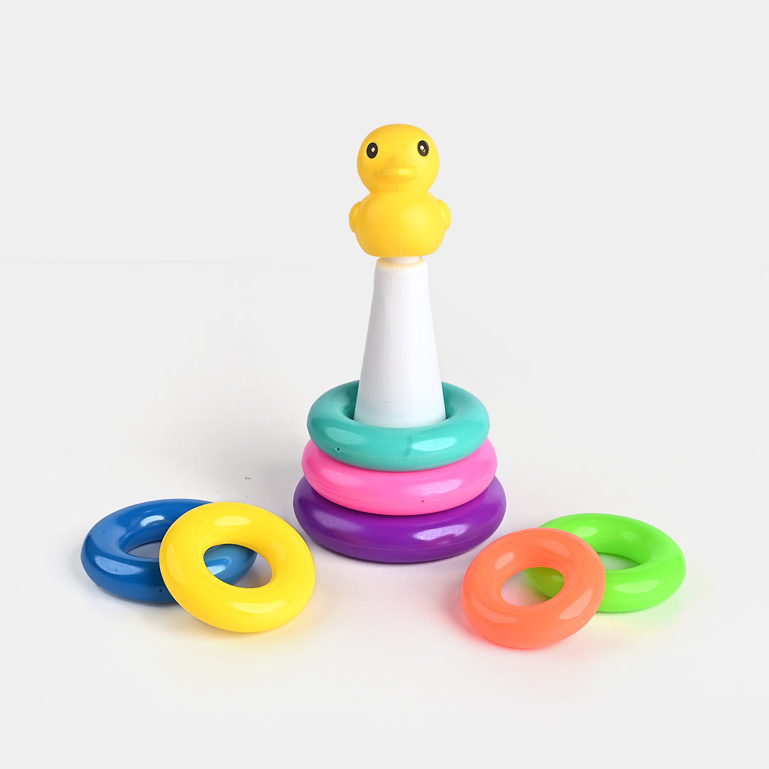 Plastic Rings Duck Stackable Loop Toy
