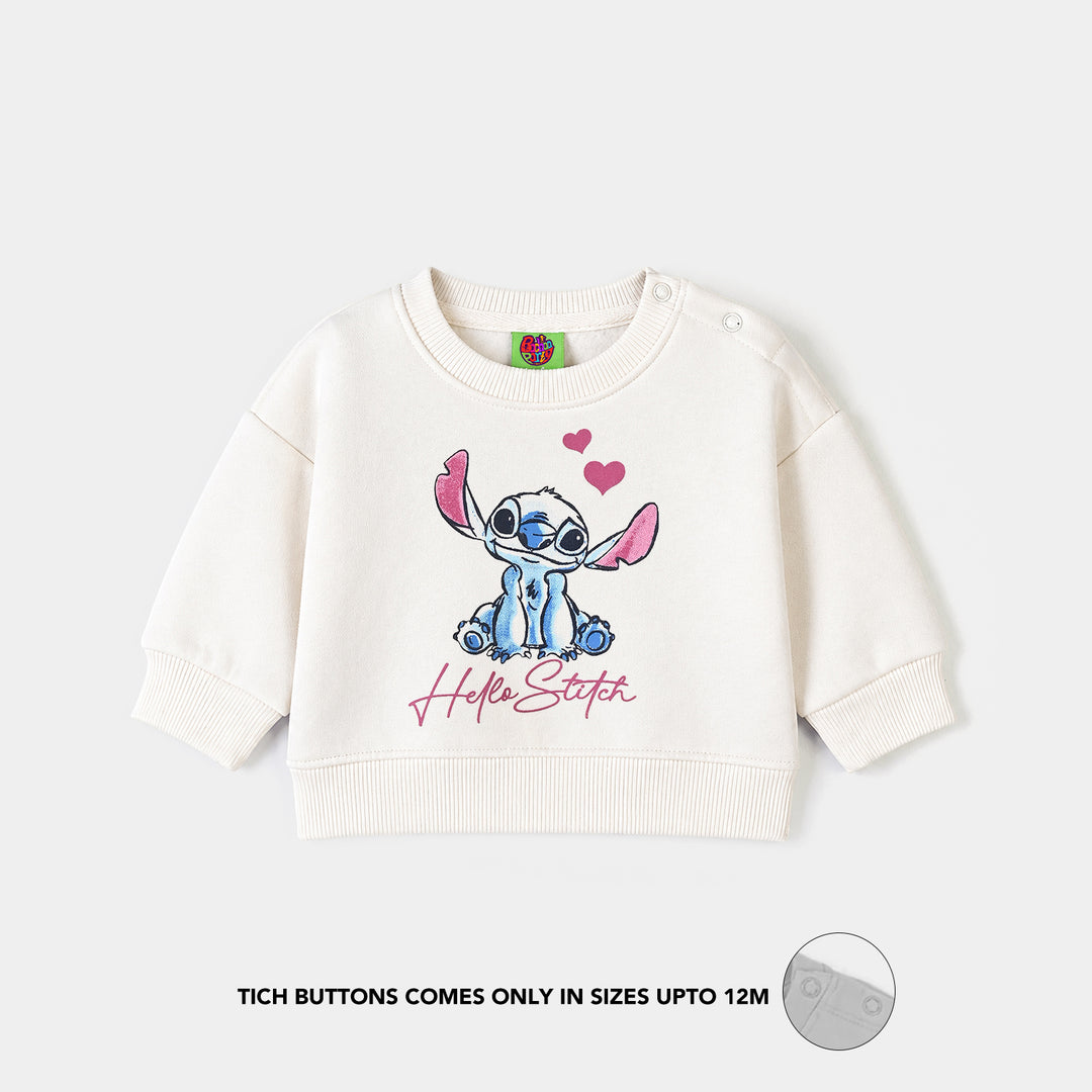 Infant Girls Fleece 2Piece Suit Stitch