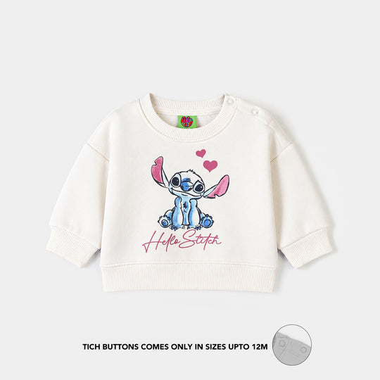 Infant Girls Fleece 2Piece Suit Stitch