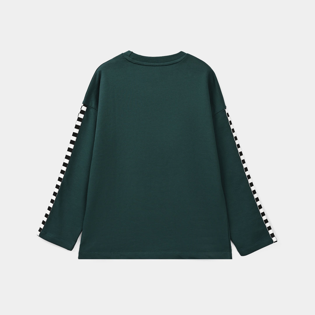 Boys Cotton Terry T-Shirt F/S Racing