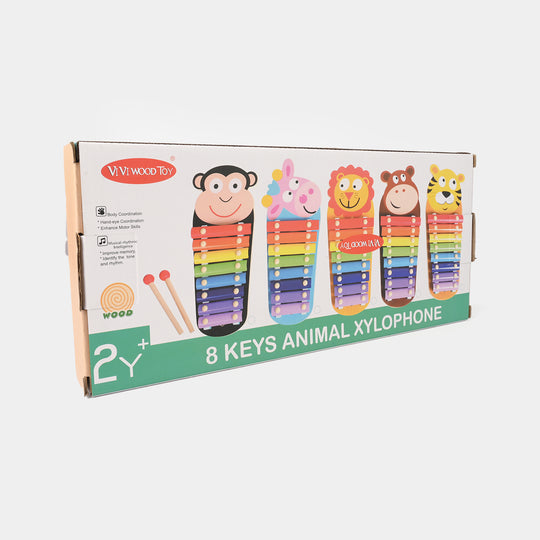 8 Keys Animal Xylophone