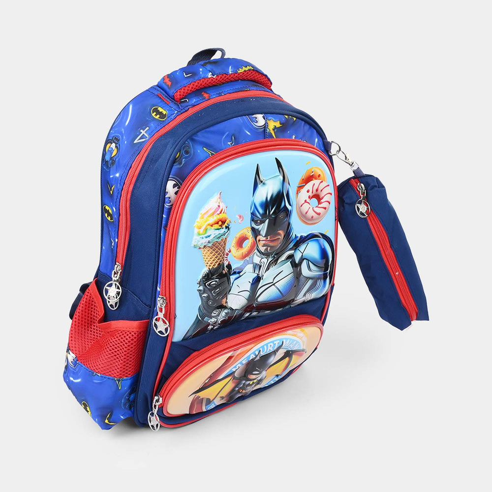 3D Embossed Character Kids School Bag/Backpack