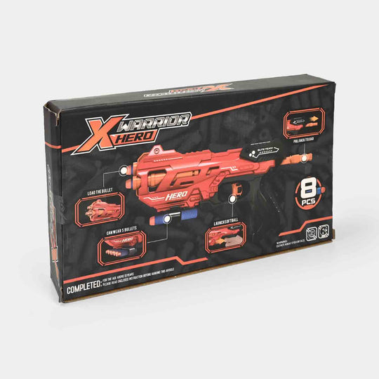 X-Warrior Hero Toy Blaster – Foam Dart Action For Kids