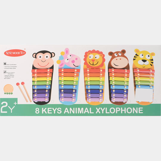 8 Keys Animal Xylophone