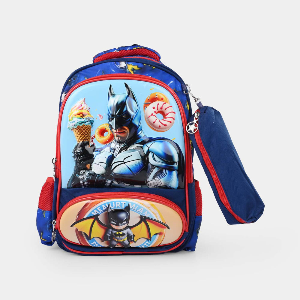 3D Embossed Character Kids School Bag/Backpack