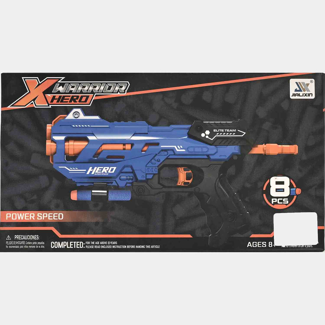 X-Warrior Hero Toy Blaster – Foam Dart Action For Kids
