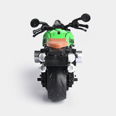 Friction Motorcycle Toy for Kids