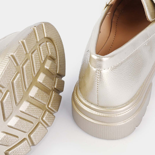 Girls Loafer 35570M-Gold