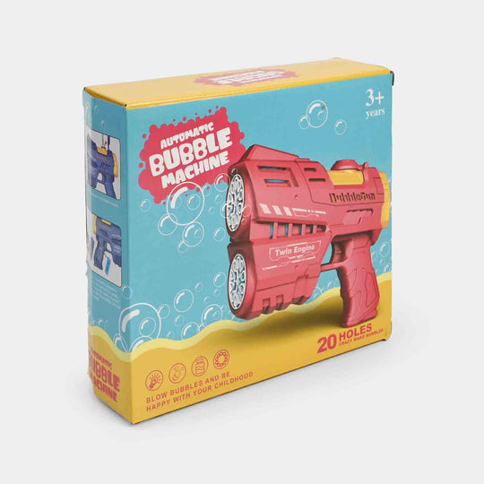 20 Holes Electric Bubble Blaster For Kids