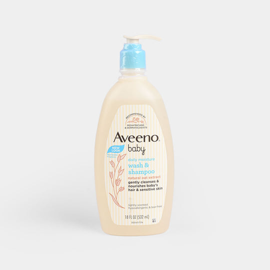 Aveeno Baby Wash & Shampoo 18OZ