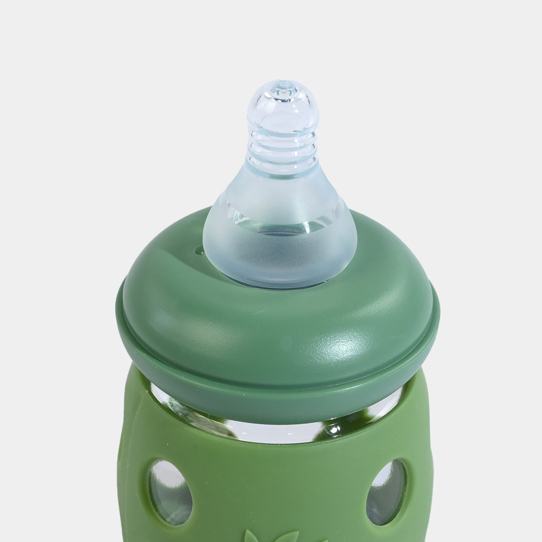 Minitree Newborn Baby Glass Feeder with Silicone Cover | 60Ml
